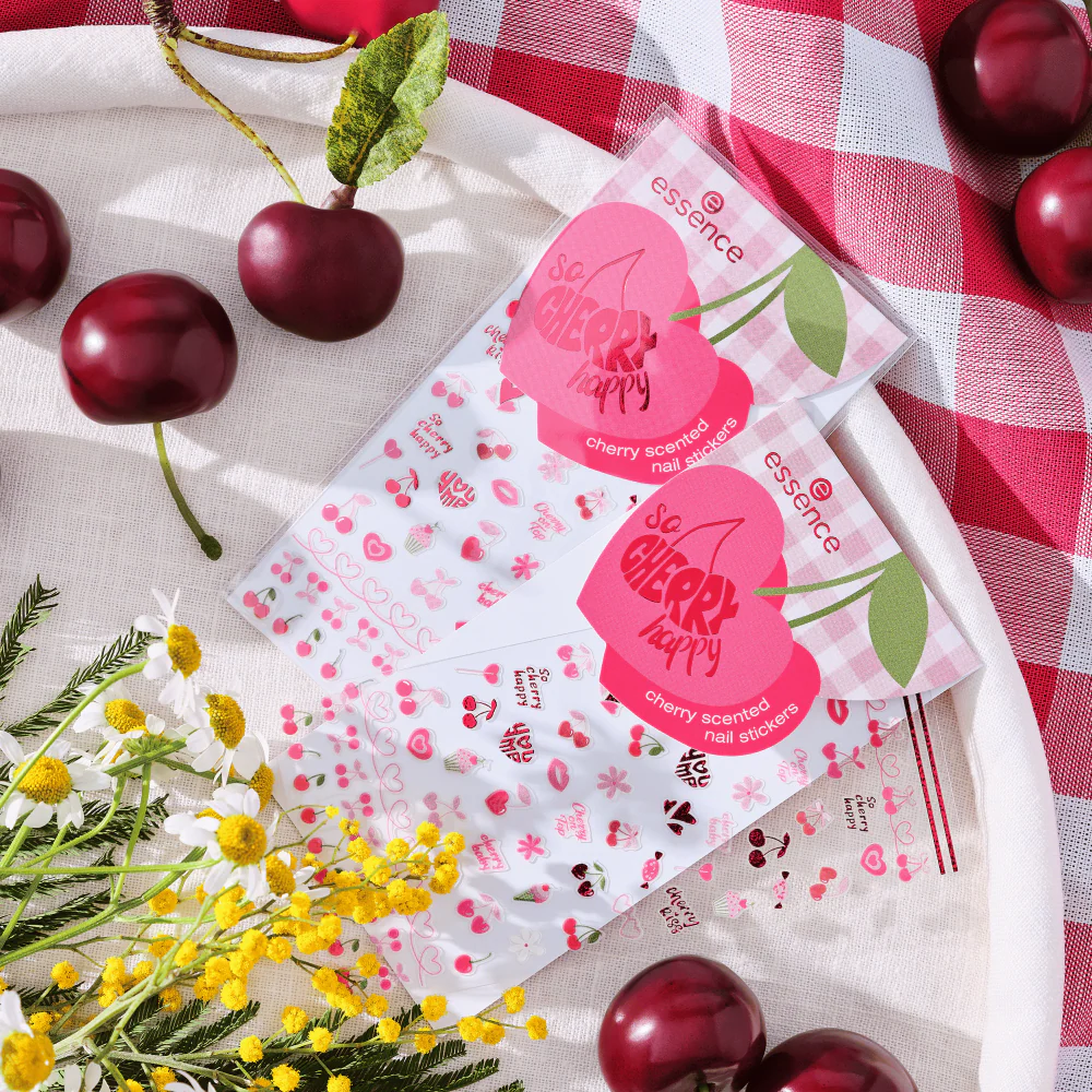 SO CHERRY happy cherry scented nail stickers - Image 3